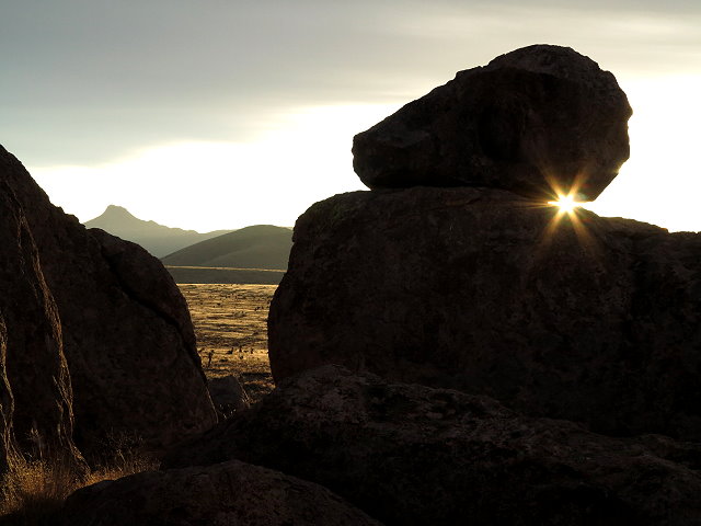 Winter Journey – Arrival at City of Rocks – December 2016