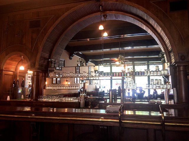 The impressive Jamison Hotel bar