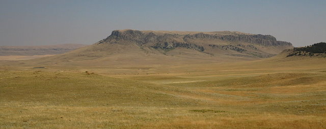 Crown Butte - East face of the Rockies